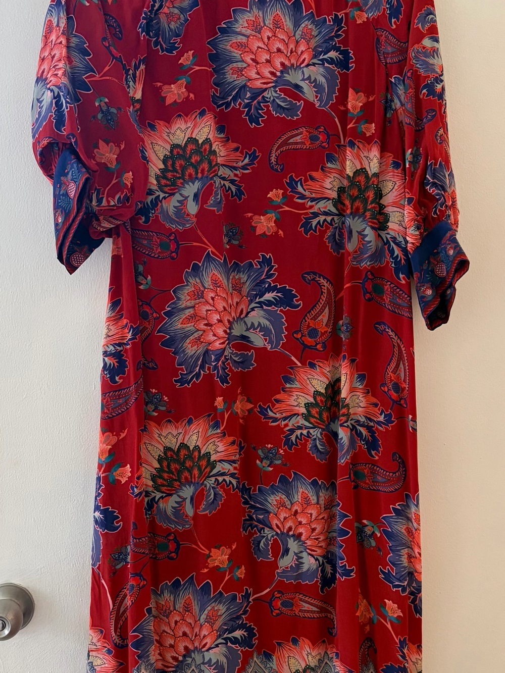 FARM Rio Red Floral Maxi Dress - Picture 5 of 5